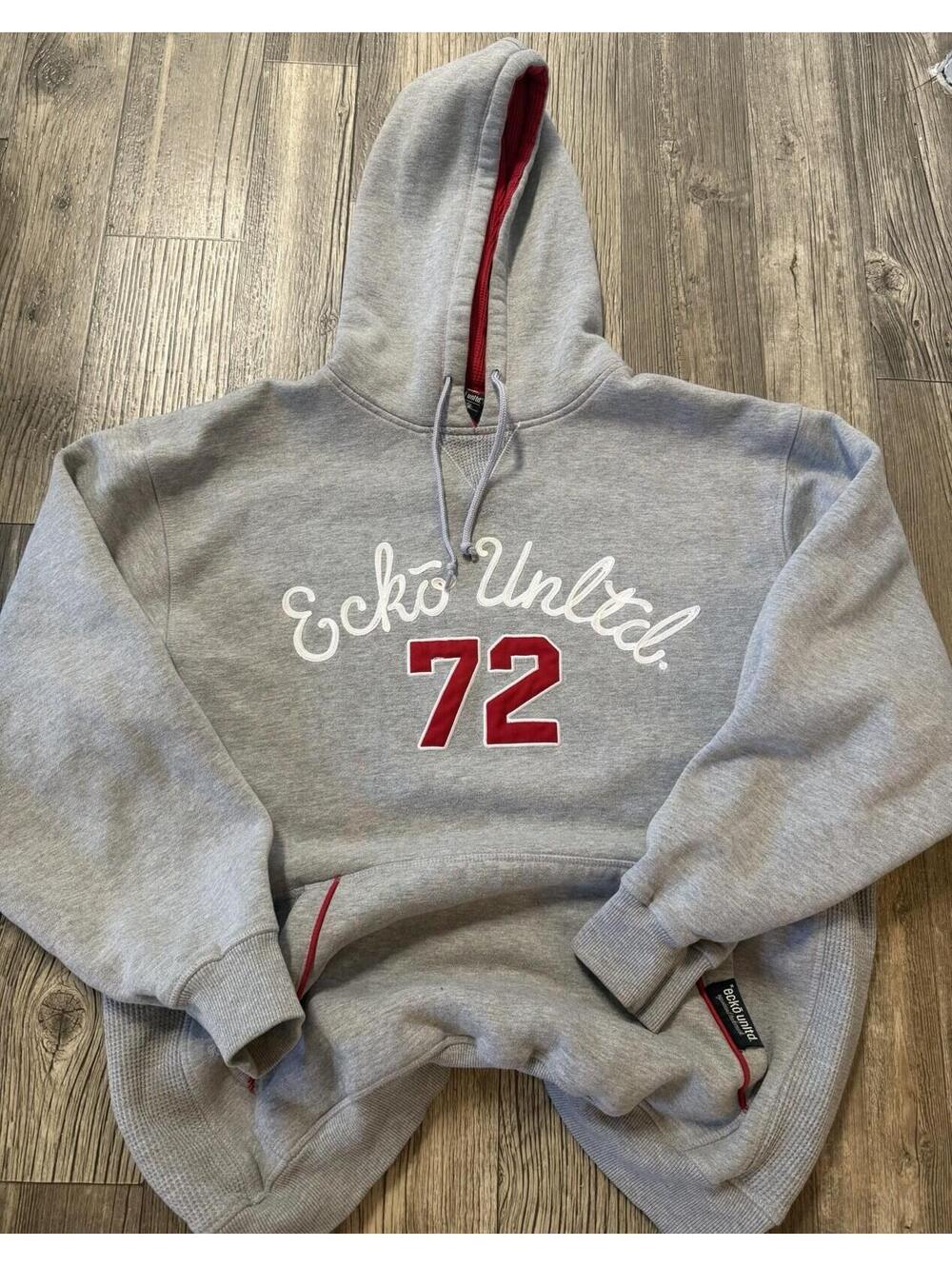 Ecko Unltd "72" hoodie  Vintage Y2K Hoody Sz L